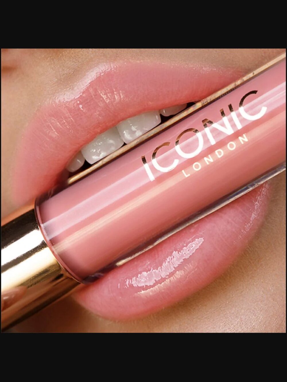 🔥3/$30 NIB Iconic London Lip Plumping Gloss Peek-A-Boo (bright pink) $26.00